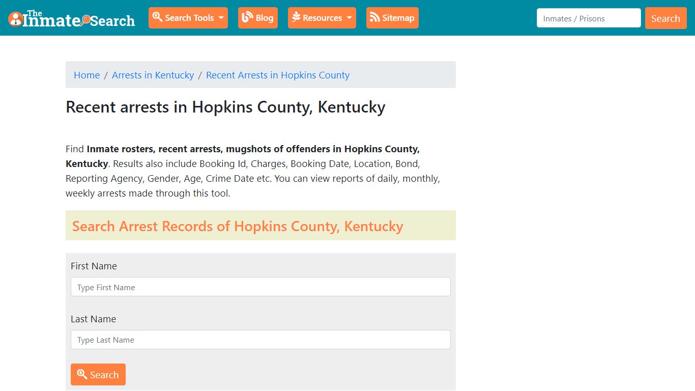 Recent arrests in Hopkins County, Kentucky | Mugshots, Rosters, Inmates ...