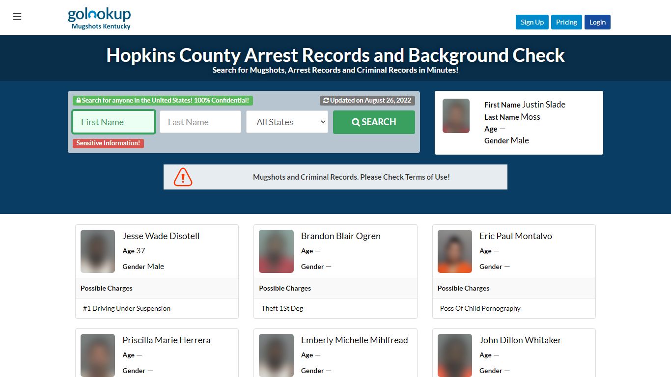 Hopkins County Mugshots, Hopkins County Arrest Records - GoLookUp